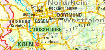 Bergische Land in Nordrhein Westfalen