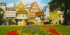 Esslingen am Neckar,zicht vanuit het Stadtpark Maille