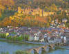Heidelbergse slot, met Neckar en oude stadskern