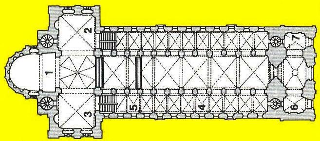 Speyer, plattegrond van de Keizerdom