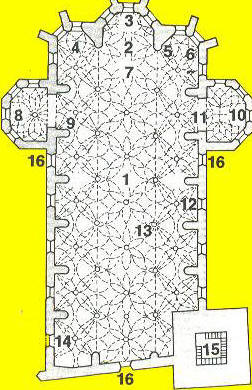 Plattegrond van St. Anna te Annaberg-Buchholz