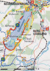Fietsroute om Tollensesee