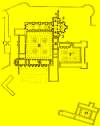 Plattegrond van de l'Abbaye Fontevraud