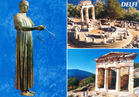 Tholos  -  Schathuis van de Atheners  -  Wagenmenner     