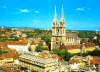 Zicht op Zagreb, met de kathedraal