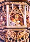 Eggenburg, kansel van de parochiekerk