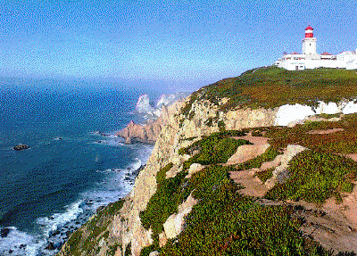 Cabo Raso met vuurtoren.