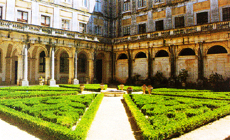 Mafra, binnentuin.