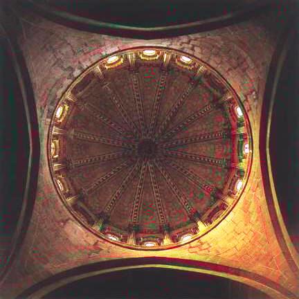Kathedraal, interieur van de vieringtoren, Zamora